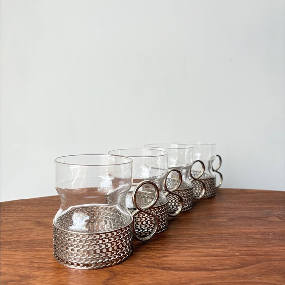 Iittala Tsaikka Finland Tea Glasses Timo Sarpaneva 1957 Mid Century Modern Cups - Picture 13 of 14